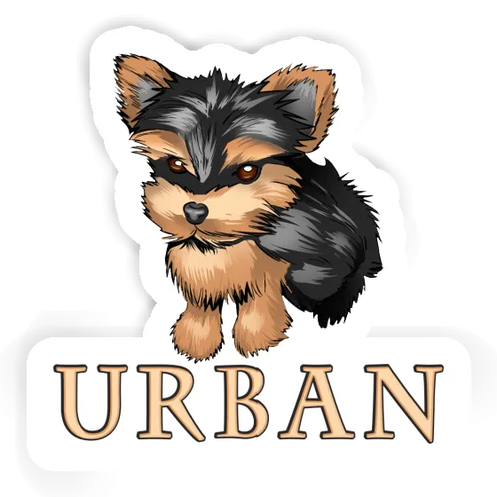 Autocollant Urban Yorkie Laptop Autocollant Urban Yorkie Laptop Image
