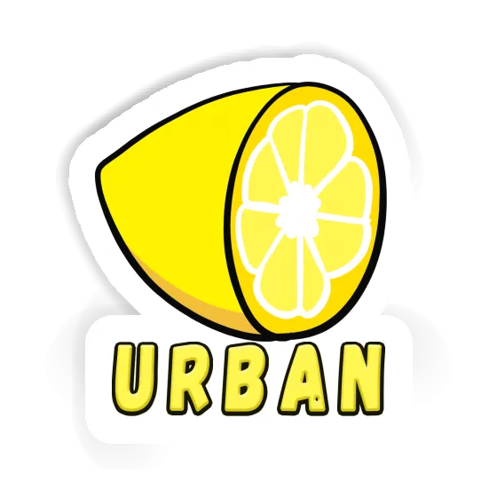 Autocollant Urban Citron Notebook Autocollant Urban Citron Gift package Image
