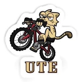 Ute Sticker Fahrradkatze Image