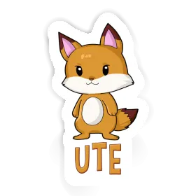 Ute Sticker Fuchs Image