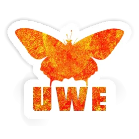 Butterfly Sticker Uwe Image