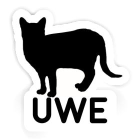 Uwe Sticker Cat Image