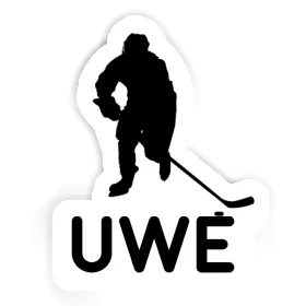 Autocollant Uwe Joueur de hockey Image