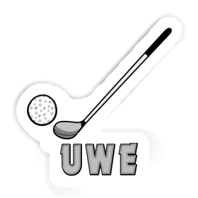 Sticker Uwe Golf Club Image