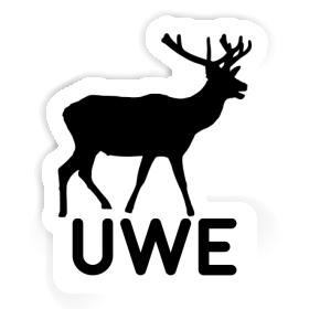 Sticker Deer Uwe Image