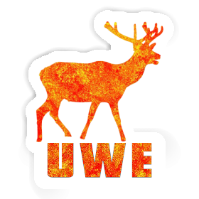 Sticker Deer Uwe Image