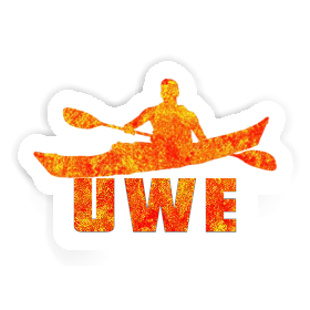 Sticker Kayaker Uwe Image