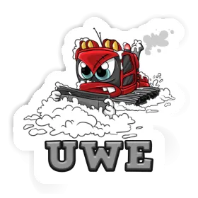 Uwe Sticker Snowcat Image