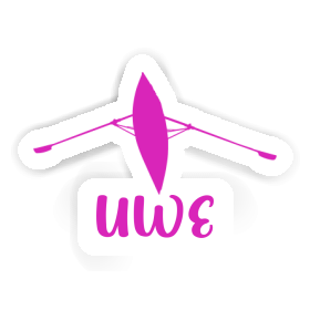 Uwe Sticker Rowboat Image