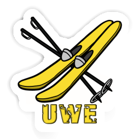 Uwe Sticker Ski Image