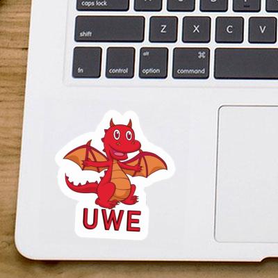 Drache Aufkleber Uwe Notebook Drache Aufkleber Uwe Gift package Image