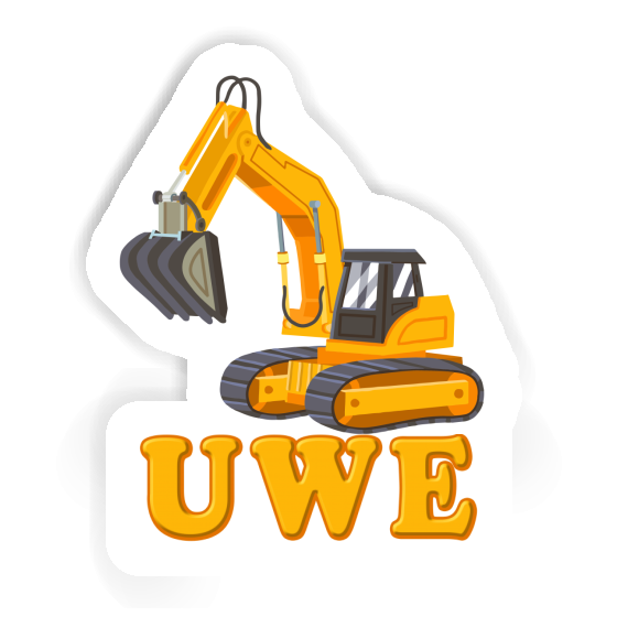 Uwe Autocollant Pelleteuse Notebook Image