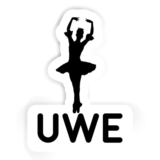 Sticker Uwe Ballerina Notebook Sticker Uwe Ballerina Gift package Image
