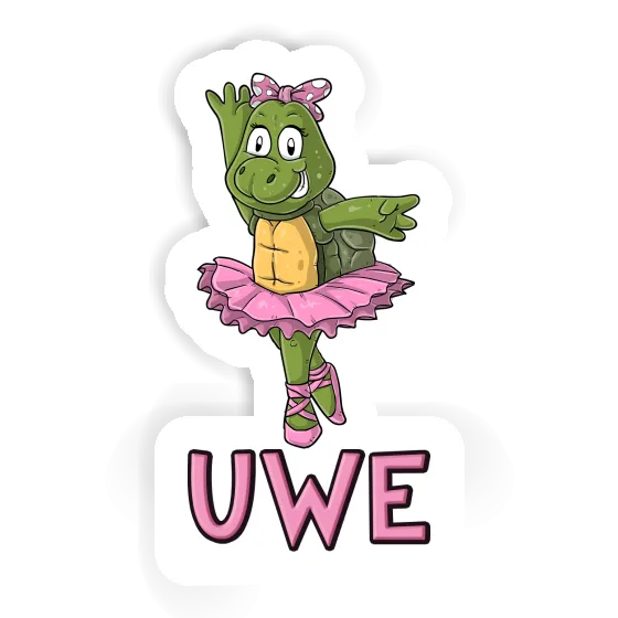 Autocollant Tortue Uwe Laptop Autocollant Tortue Uwe Laptop Image