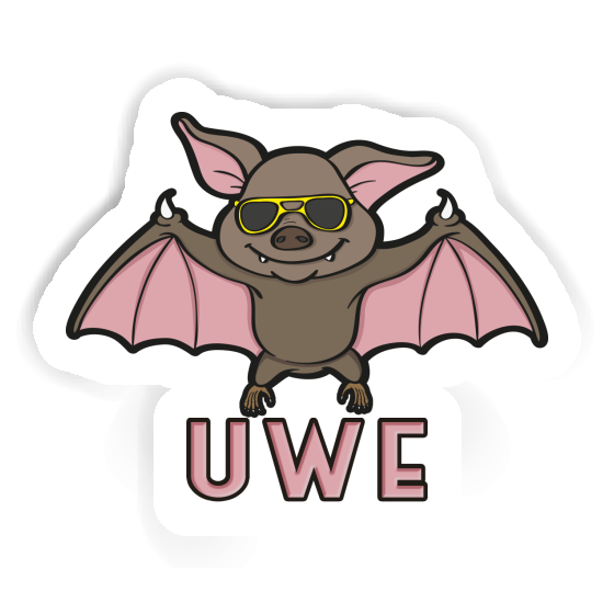 Uwe Autocollant Chauve-souris Notebook Uwe Autocollant Chauve-souris Notebook Image