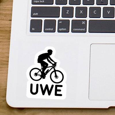 Biker Sticker Uwe Notebook Image