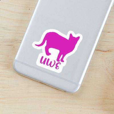 Sticker Uwe Cat Notebook Sticker Uwe Cat Gift package Image