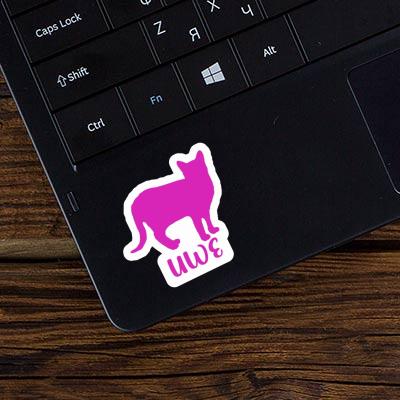 Sticker Uwe Cat Laptop Sticker Uwe Cat Laptop Image