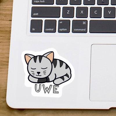 Sticker Uwe Cat Laptop Sticker Uwe Cat Laptop Image