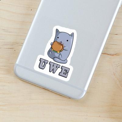 Uwe Autocollant Chat Notebook Uwe Autocollant Chat Gift package Image