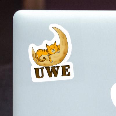 Sleeping Cat Sticker Uwe Notebook Sleeping Cat Sticker Uwe Notebook Image