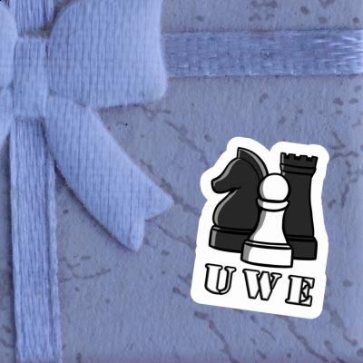 Autocollant Pièce d'échec Uwe Image