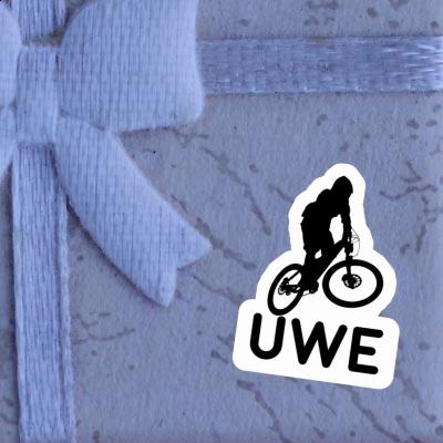 Uwe Sticker Downhiller Laptop Uwe Sticker Downhiller Laptop Image
