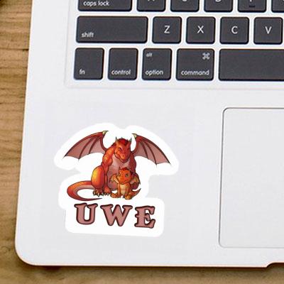 Aufkleber Uwe Drache Notebook Aufkleber Uwe Drache Notebook Image