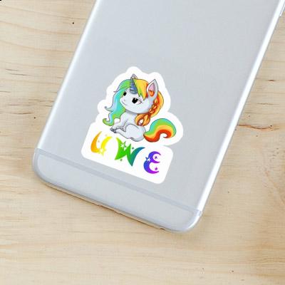 Uwe Sticker Einhorn Notebook Uwe Sticker Einhorn Gift package Image
