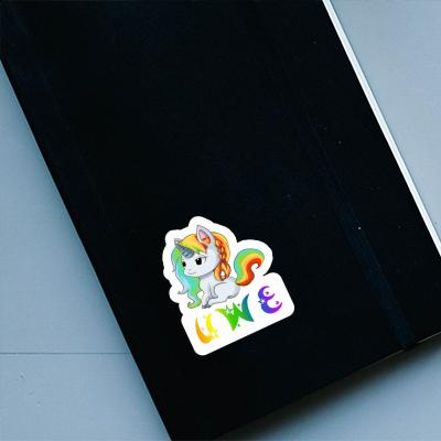 Uwe Sticker Einhorn Laptop Uwe Sticker Einhorn Laptop Image