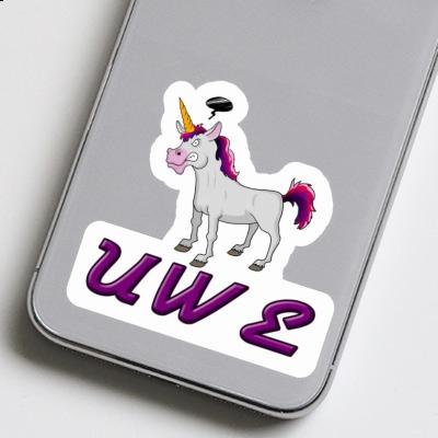 Aufkleber Uwe Einhorn Notebook Aufkleber Uwe Einhorn Gift package Image