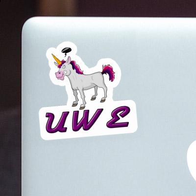 Aufkleber Uwe Einhorn Notebook Aufkleber Uwe Einhorn Notebook Image