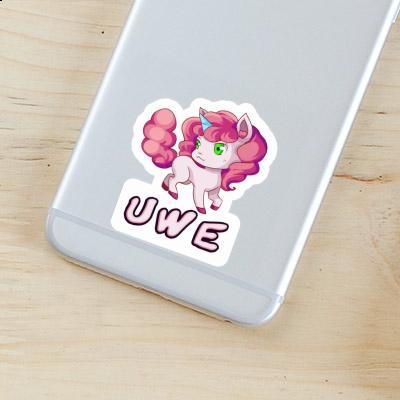 Uwe Sticker Einhorn Image