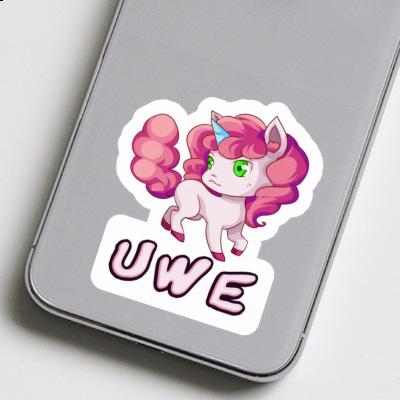 Licorne Autocollant Uwe Laptop Image
