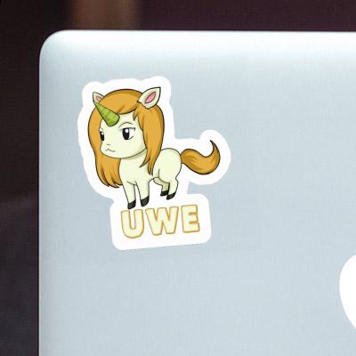 Autocollant Uwe Licorne Notebook Autocollant Uwe Licorne Gift package Image
