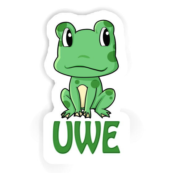 Autocollant Uwe Grenouille Notebook Image