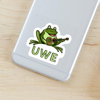 Sticker Frog Uwe Notebook Image