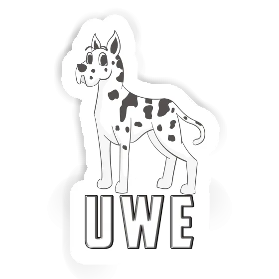 Great Dane Sticker Uwe Gift package Image