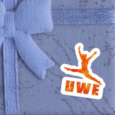Gymnast Sticker Uwe Notebook Gymnast Sticker Uwe Gift package Image