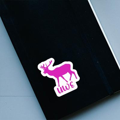 Uwe Sticker Deer Laptop Uwe Sticker Deer Laptop Image
