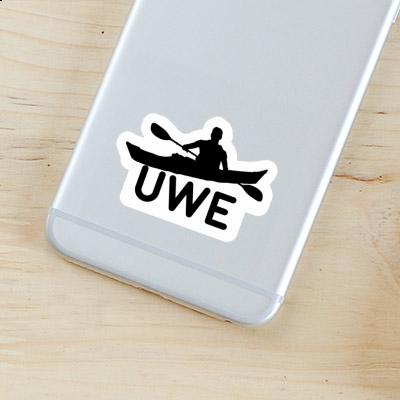 Uwe Sticker Kajakfahrer Laptop Uwe Sticker Kajakfahrer Laptop Image