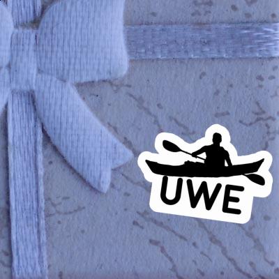 Uwe Sticker Kajakfahrer Notebook Uwe Sticker Kajakfahrer Gift package Image