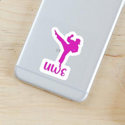 Sticker Uwe Karateka Notebook Sticker Uwe Karateka Notebook Image