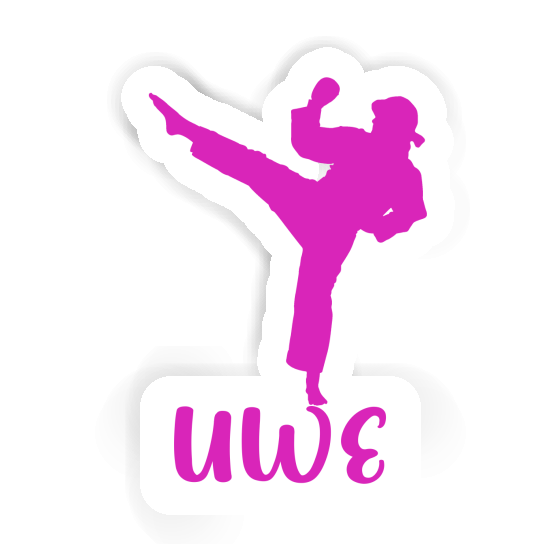Sticker Uwe Karateka Notebook Sticker Uwe Karateka Gift package Image