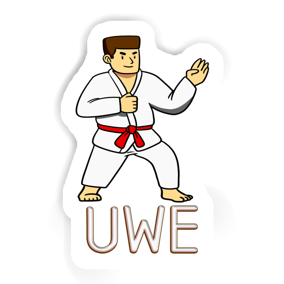 Sticker Uwe Karateka Notebook Sticker Uwe Karateka Notebook Image