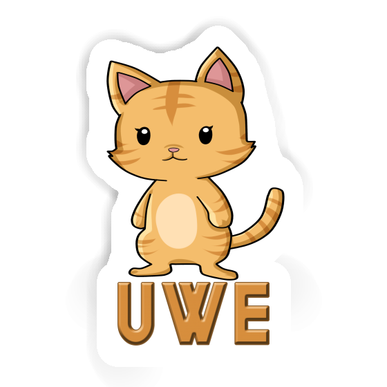 Autocollant Uwe Chat Laptop Autocollant Uwe Chat Laptop Image