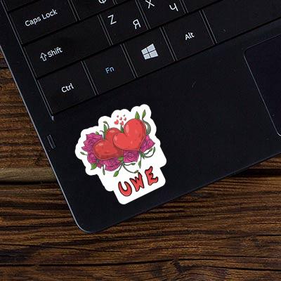 Autocollant Symbole d'amour Uwe Notebook Autocollant Symbole d'amour Uwe Gift package Image