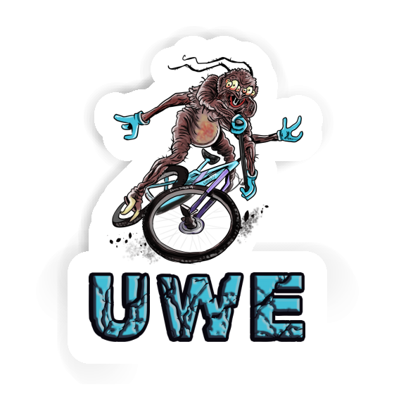 Uwe Sticker Biker Laptop Uwe Sticker Biker Laptop Image
