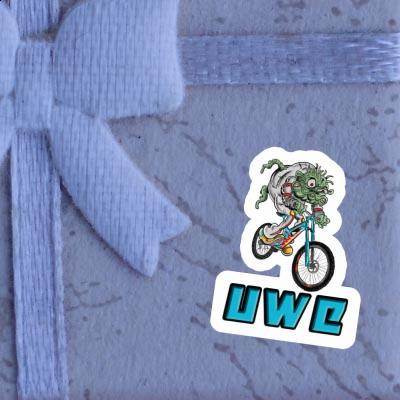 Autocollant Vététiste de descente Uwe Notebook Autocollant Vététiste de descente Uwe Gift package Image