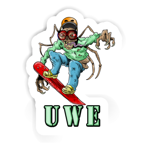 Autocollant Boarder Uwe Gift package Image